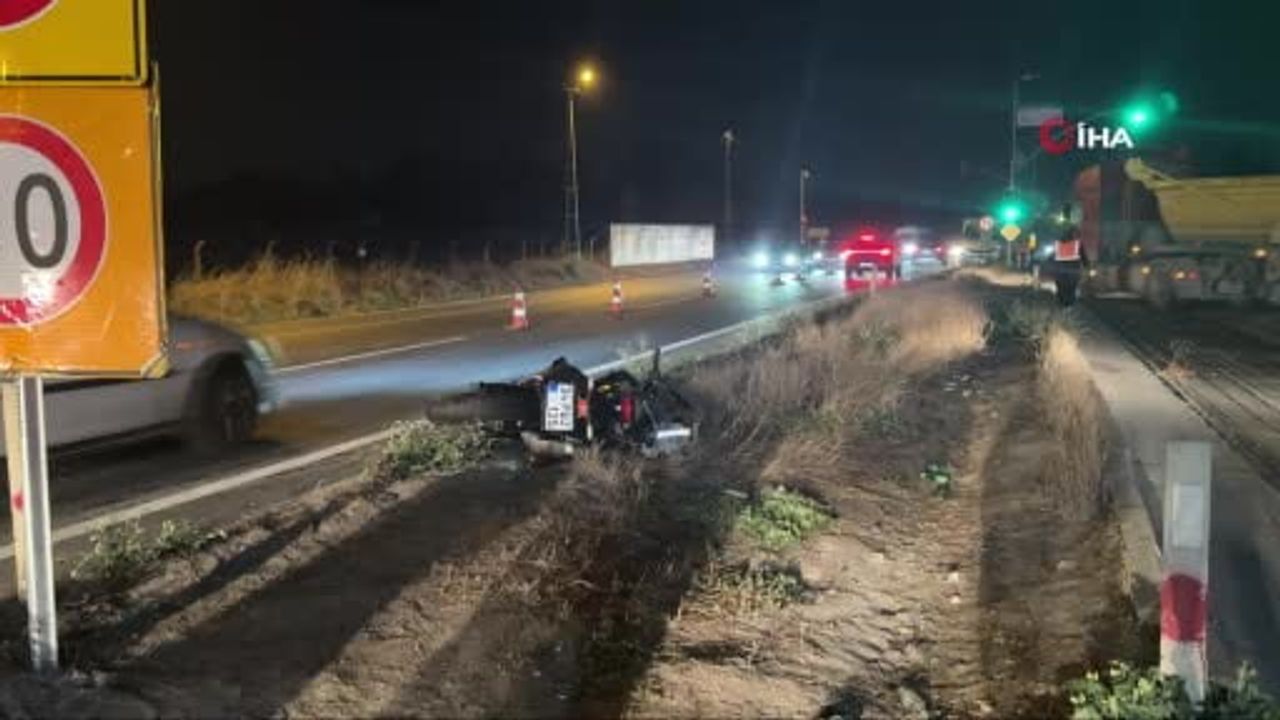 Büyükçekmece'de akşam çarpışması: motosiklet sürücüsü yaşamını yitirdi