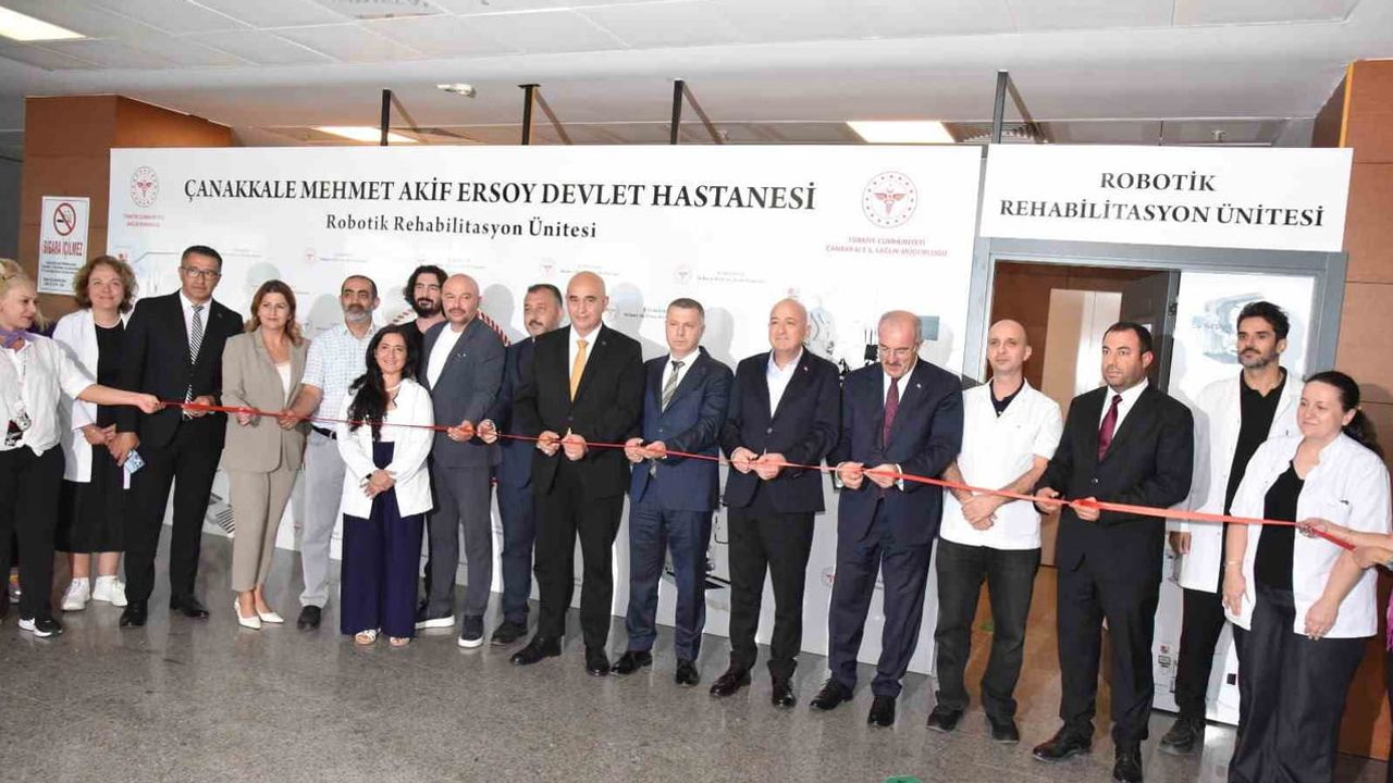 Çanakkale Mehmet Akif Ersoy Devlet Hastanesi'nde robotik yürüyüş ünitesiyle rehabilitasyonda yeni dönem
