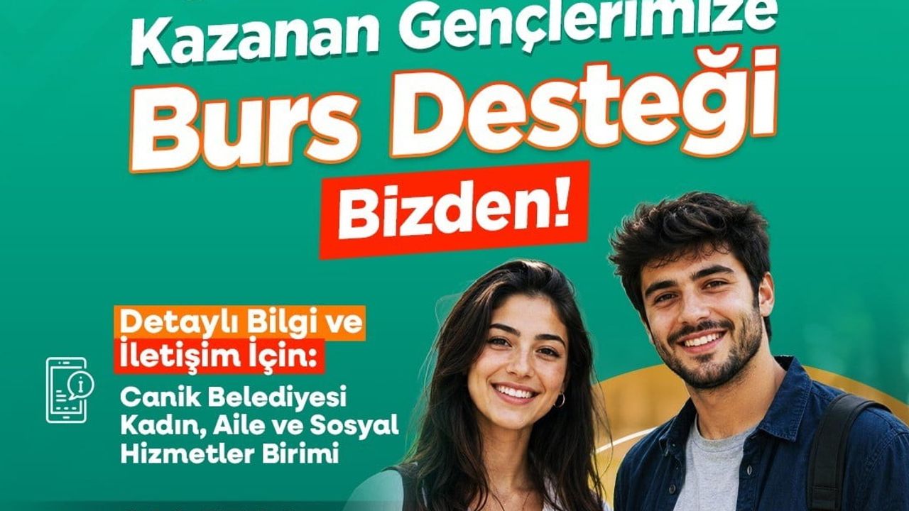 Canik'te ilk kez üniversiteyi kazananlara burs desteği sürüyor