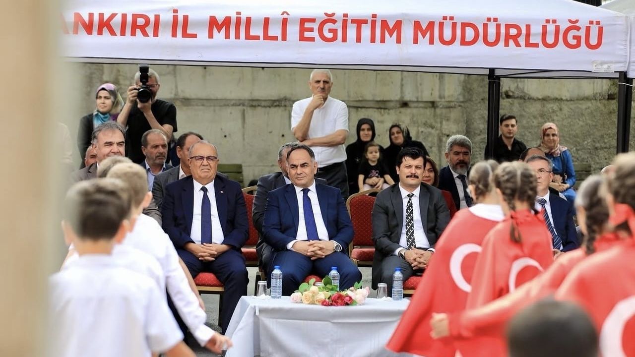 Çankırı'da ilköğretim haftası kutlandı, öğrenciler yeni döneme başladı
