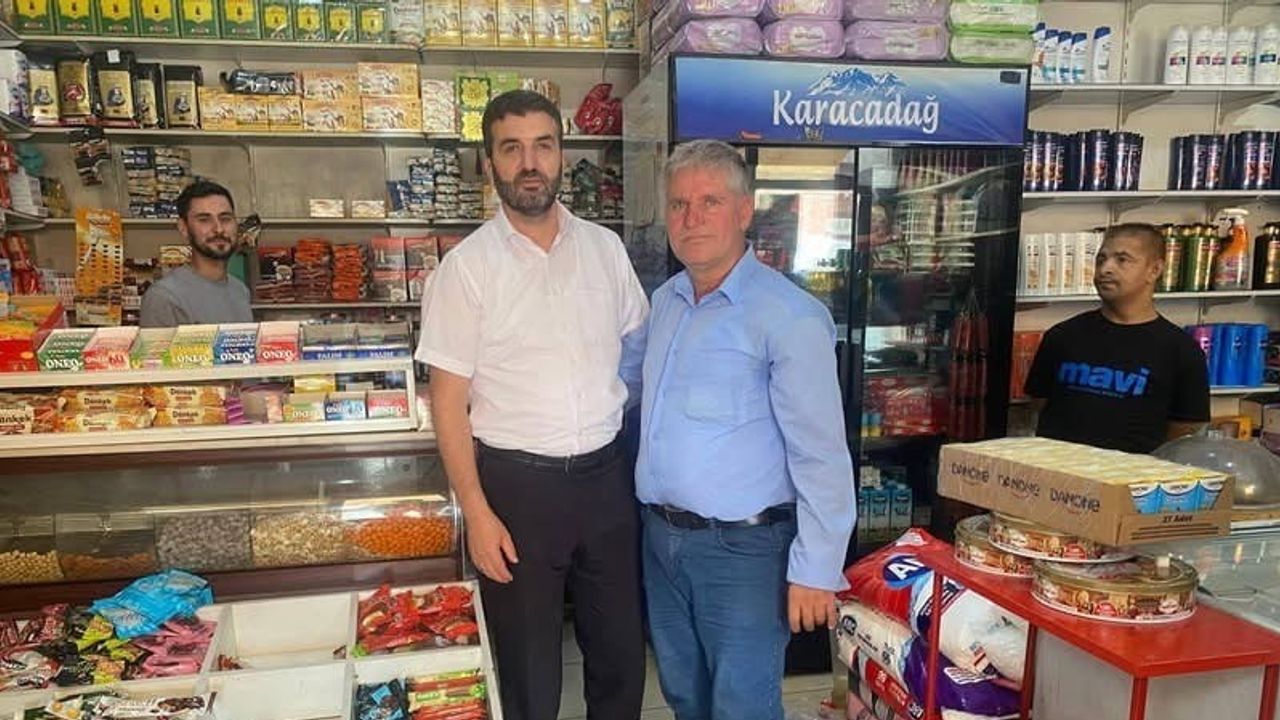 Çermik'te ahilik ruhu müftüyle esnafla buluştu