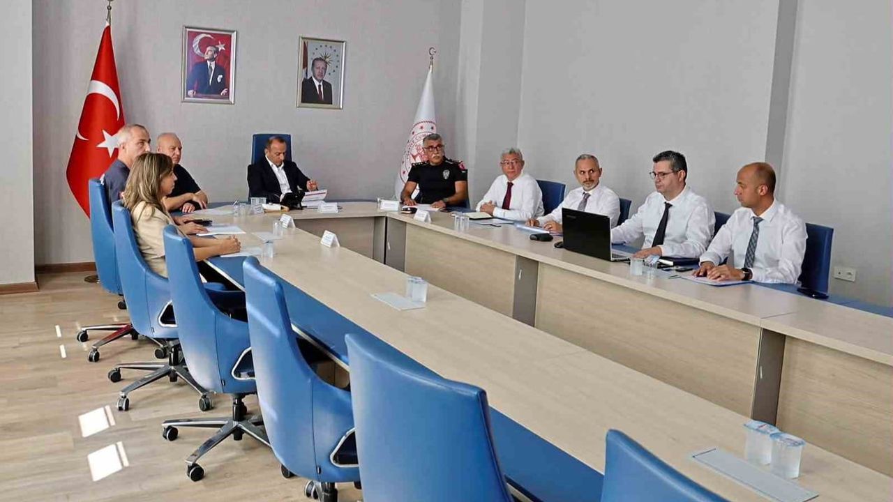 Çine’de yeni eğitim yılı öncesi kurumlar arası okul güvenliği toplantısı