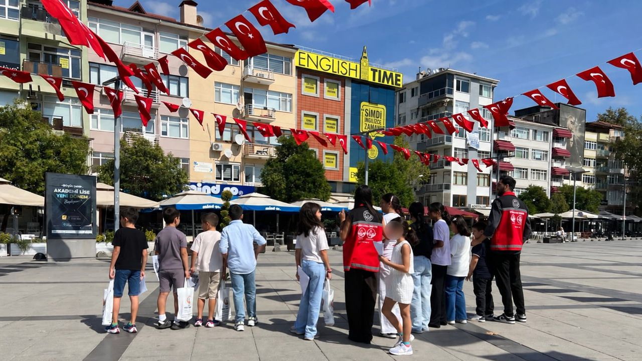 Çocukların soruları ve fidanlarla büyüyen iklim farkındalığı