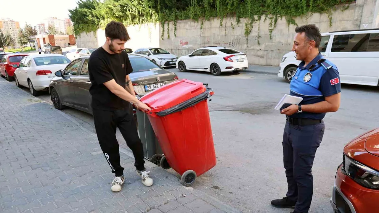 Çöpe düzen getiriliyor: Talas'ta sokaklar için yeni temizlik disiplini
