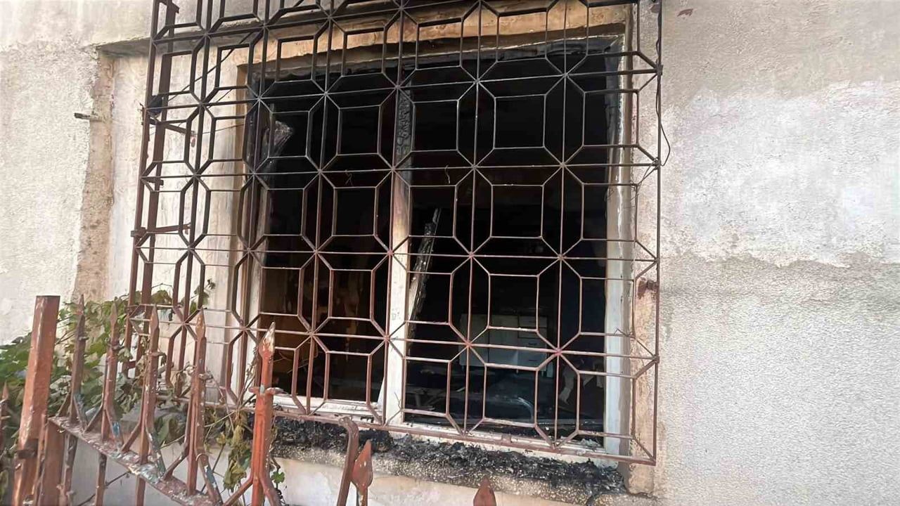 Çorum'da giriş katındaki dairede çıkan yangın itfaiye tarafından söndürüldü