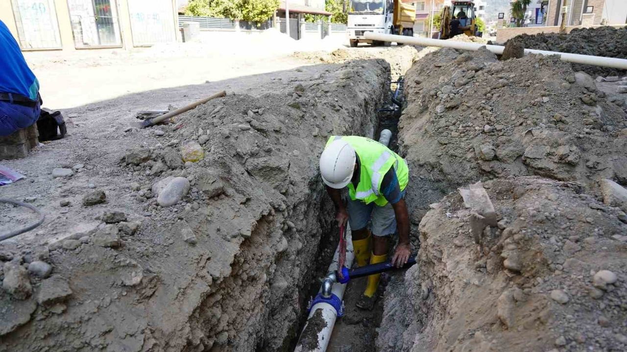 Dalaman'da altyapı atağı: 48 bin metrelik içme suyu hattı yenilendi