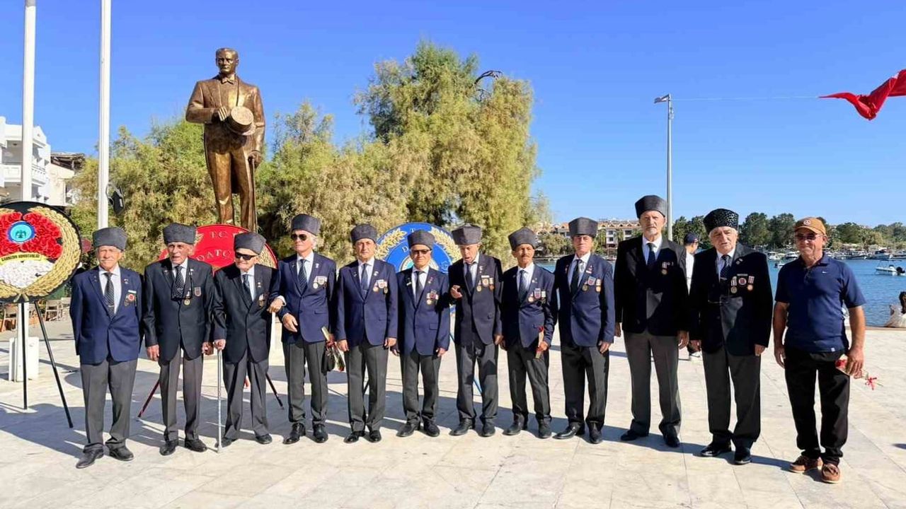 Datça'da gaziler günü töreninde gençlere 'emanete sahip çıkın' çağrısı