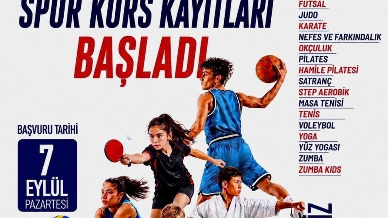 Denizli'de her yaşa ücretsiz spor fırsatı 22 branşla başlıyor
