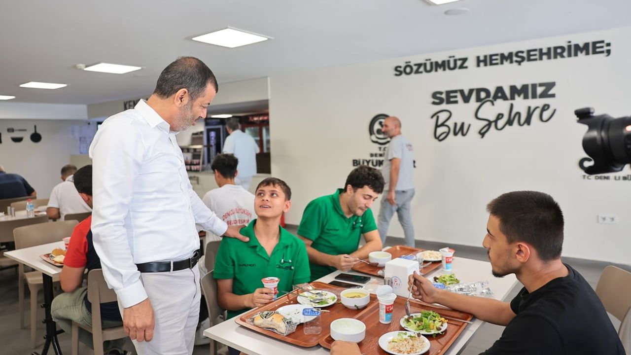 denizli kent lokantaları iki yılda 608 bin kişiye ulaştı