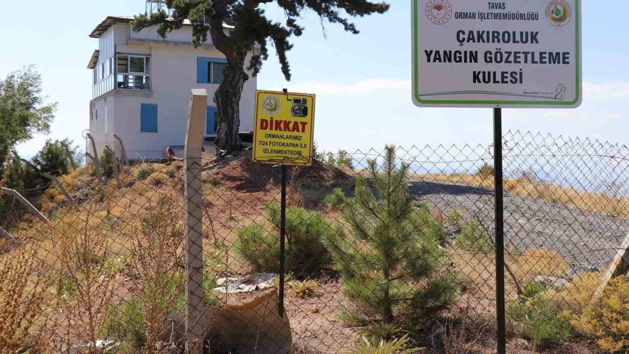 Denizli'nin ormanları 7/24 teknolojik gözetimle koruma altında