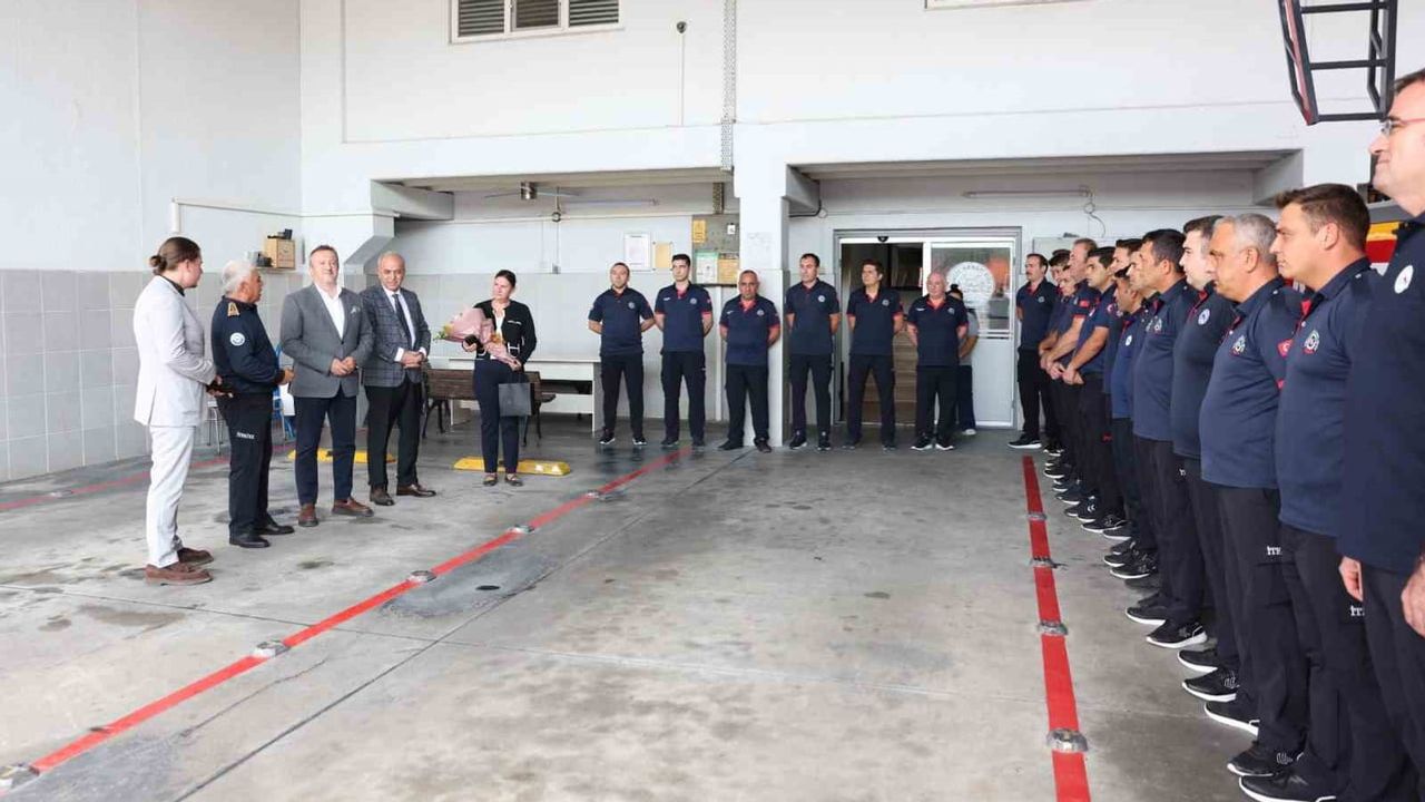 Denizli OSB'den itfaiyeye vefa: itfaiye haftasında destek ve eğitim buluşması