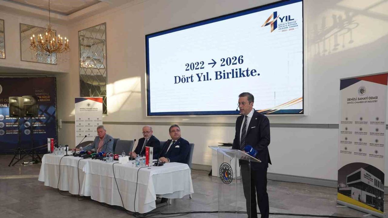 Denizli sanayi odası dört yıllık birikimi yeni bir ölçek hedefiyle taçlandırdı