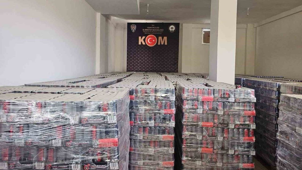 Depoda 16 bin 200 tarihi geçmiş enerji içeceği imha için teslim edildi