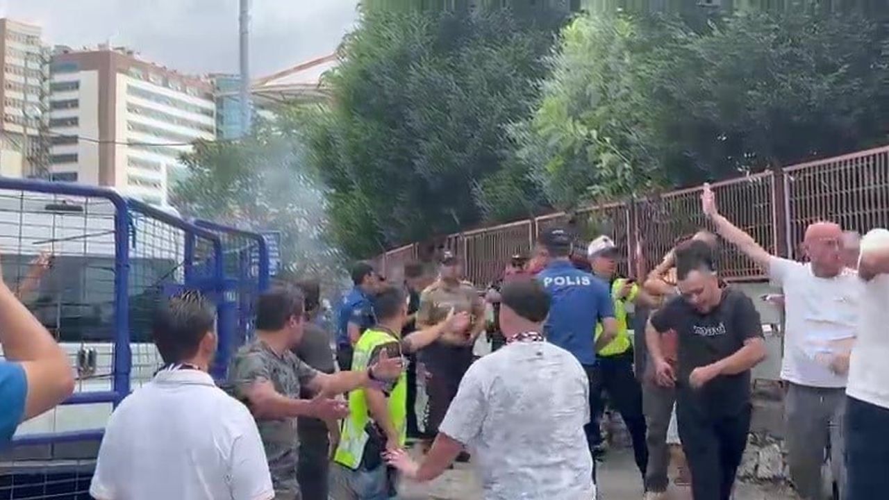 Derbi öncesi gerilim tırmandı: Karaelmas'ta taraftarlar arasında arbede