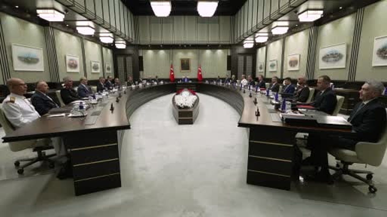 Devletin güvenlik gündemi Erdoğan başkanlığında masaya yatırıldı