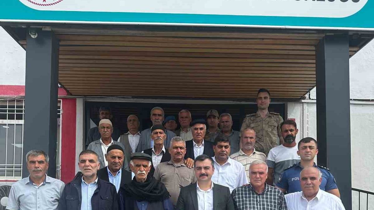 Dicle kaymakamı Mustafa Atış gaziler ve şehit aileleriyle bir araya geldi