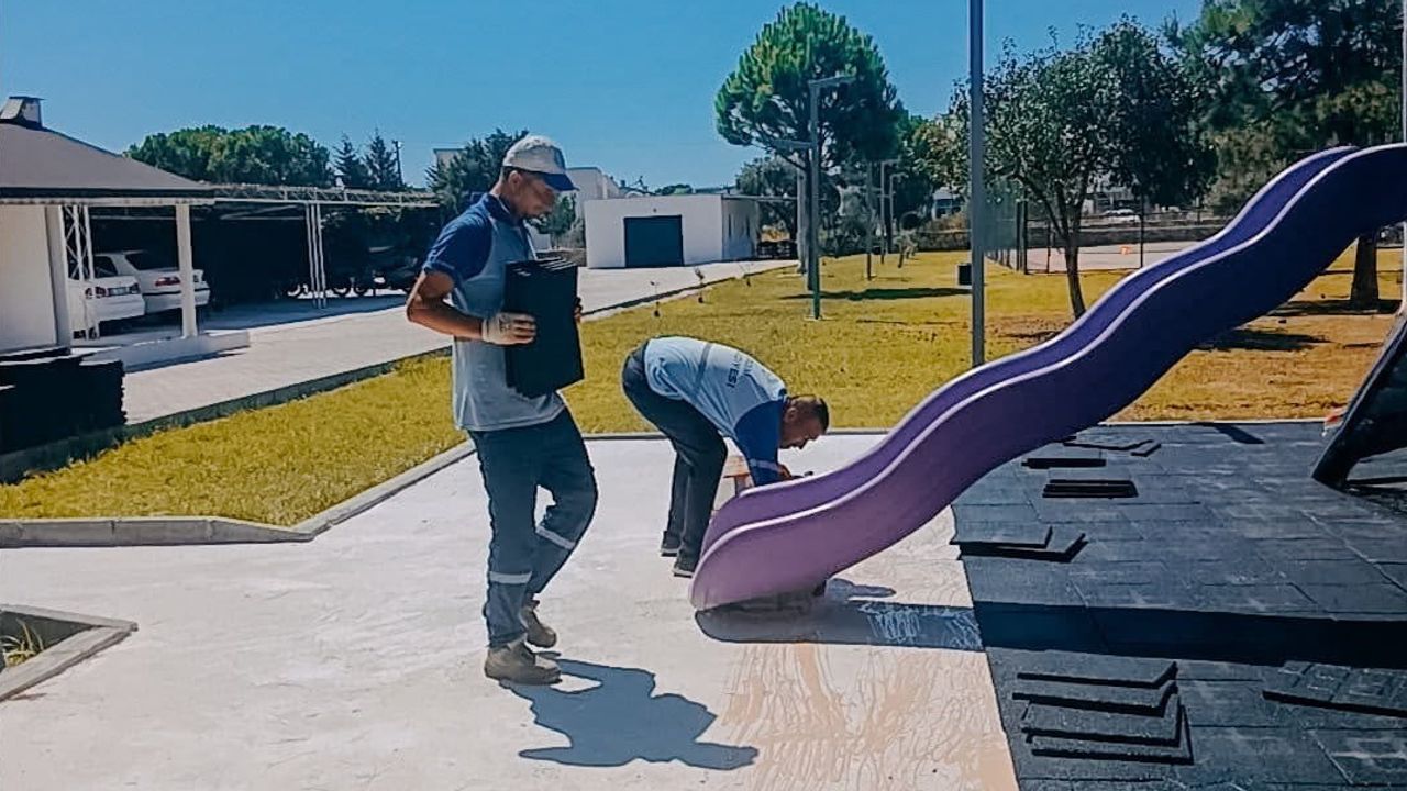 Didim'in parkları güvenli ve kullanışlı hale getiriliyor