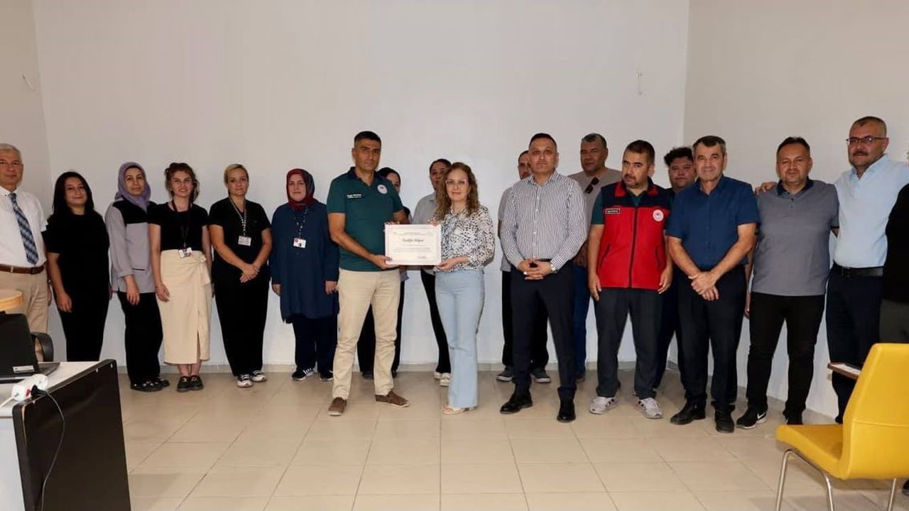 Dinar'da devlet hastanesinde su tasarrufu bilinci güçlendirildi