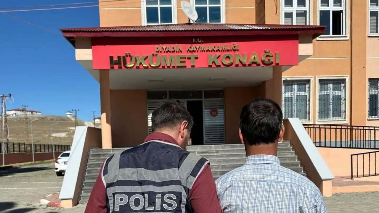 Diyadin denetiminde başka kimlik sunan ve 7 yıl 6 ay hapse mahkûm kişi yakalandı