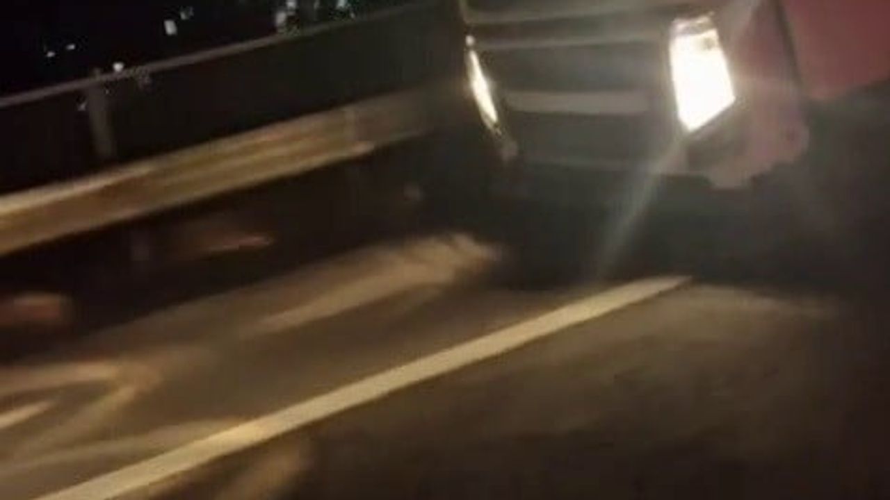 Dörtyol'da mekanik düzenekle plaka kapatan tıra 170 bin lira ceza