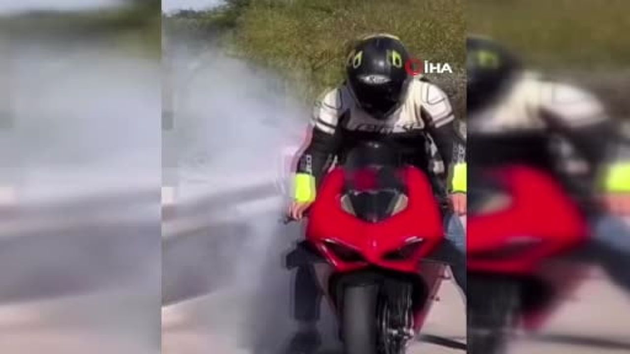 Dörtyol'da şerit değiştirip akrobatik hareket yapan sürücüye 53 bin lira ceza