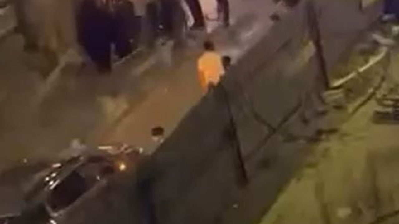 Düğün salonundaki arbede İkitelli Caddesi'ne taştı