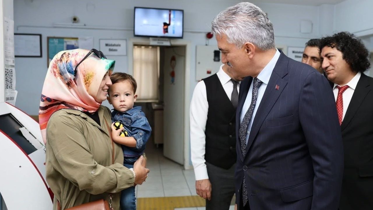Düzce'de Merkez 1 Nolu Aile Sağlığı Merkezi yeni binasında incelemeler sürdü