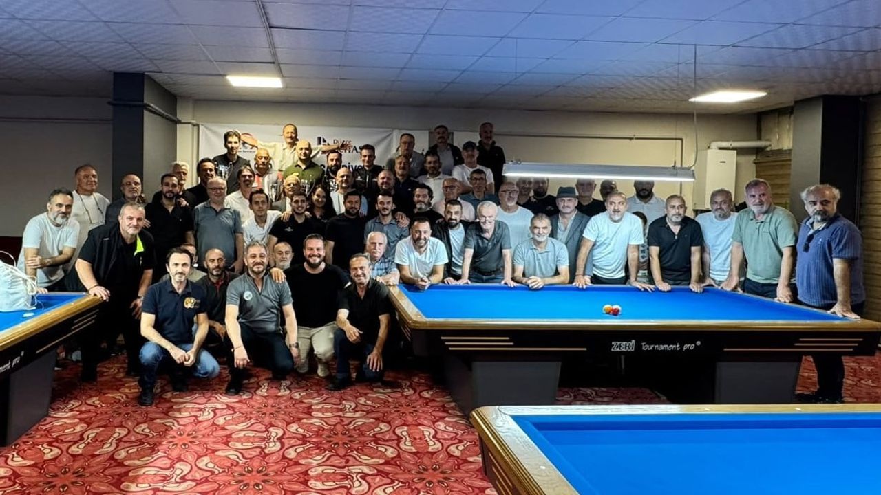 Düzce longoni cup ile 3 bant bilardonun merkezine dönüştü