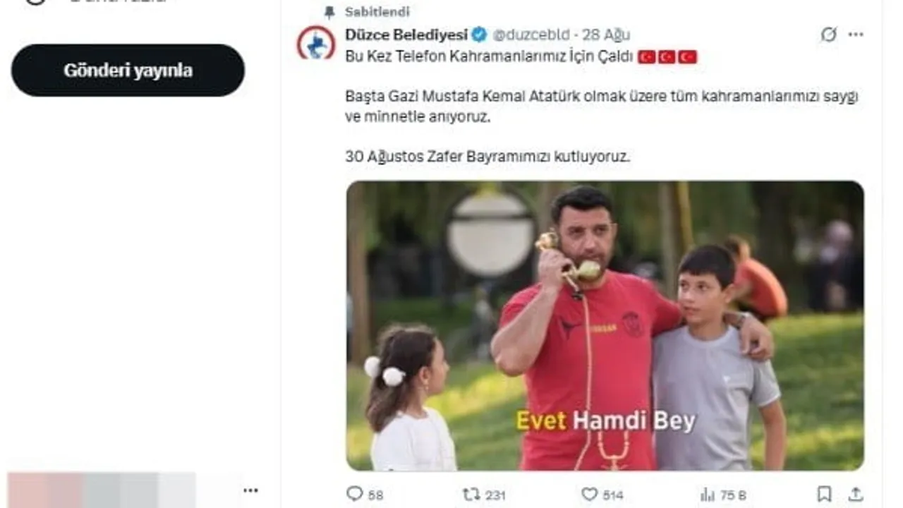 Düzce'nin sosyal medya başarısı altıncı kez taçlandı
