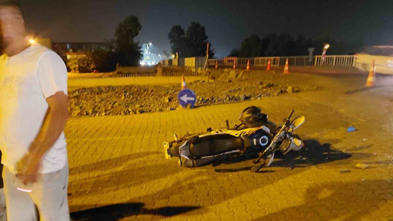 Düziçi'nde bulvarda otomobil ile motosiklet çarpıştı: bir yaralı