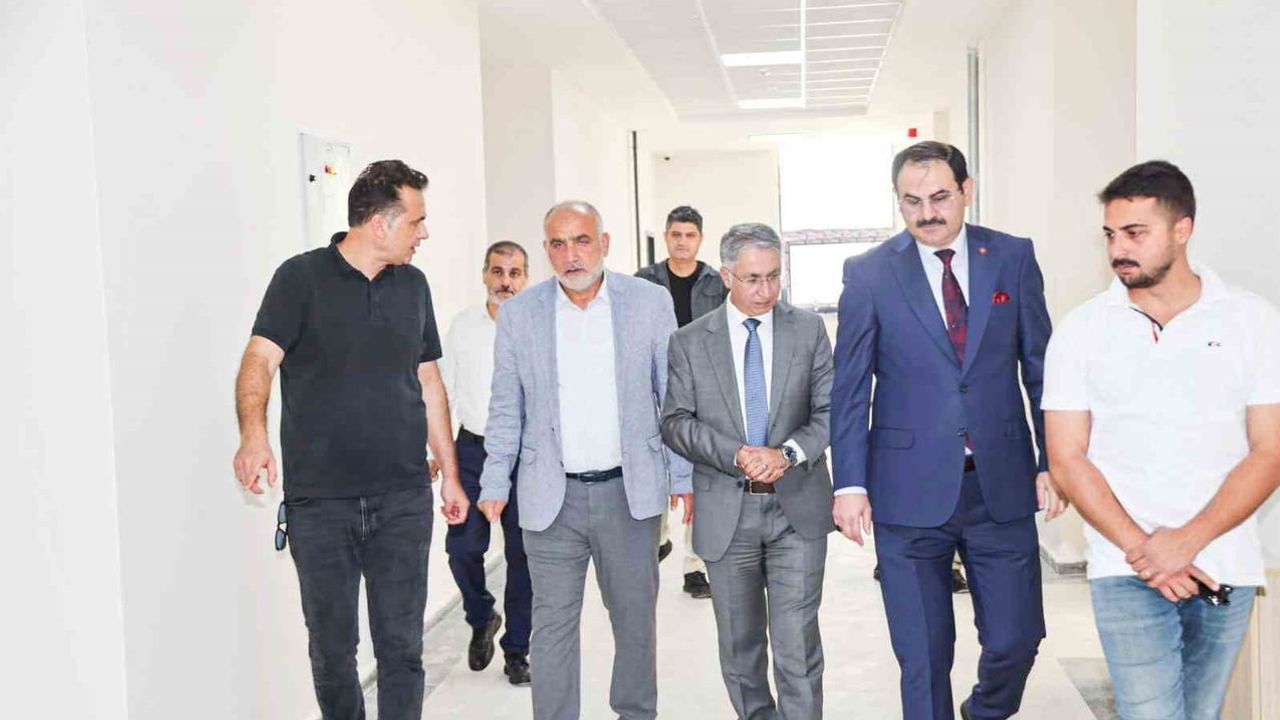 Eğitim kampüsü olarak planlanan Canik Fen Lisesi inşaatı tamamlanmaya yakın