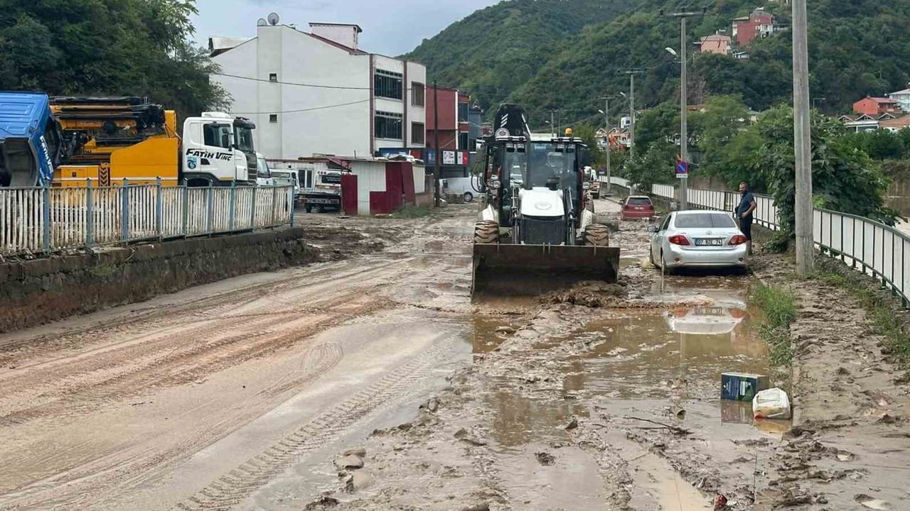 Ekiplerin özverisiyle Trabzon'da hayat normale dönüyor