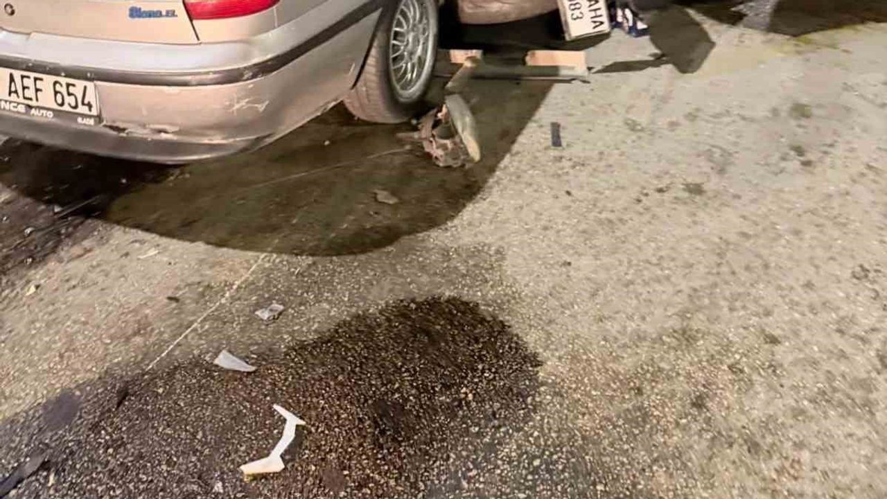 Elazığ'da trafik kazası: Kültür Mahallesi'nde motosiklet sürücüsü yaralandı