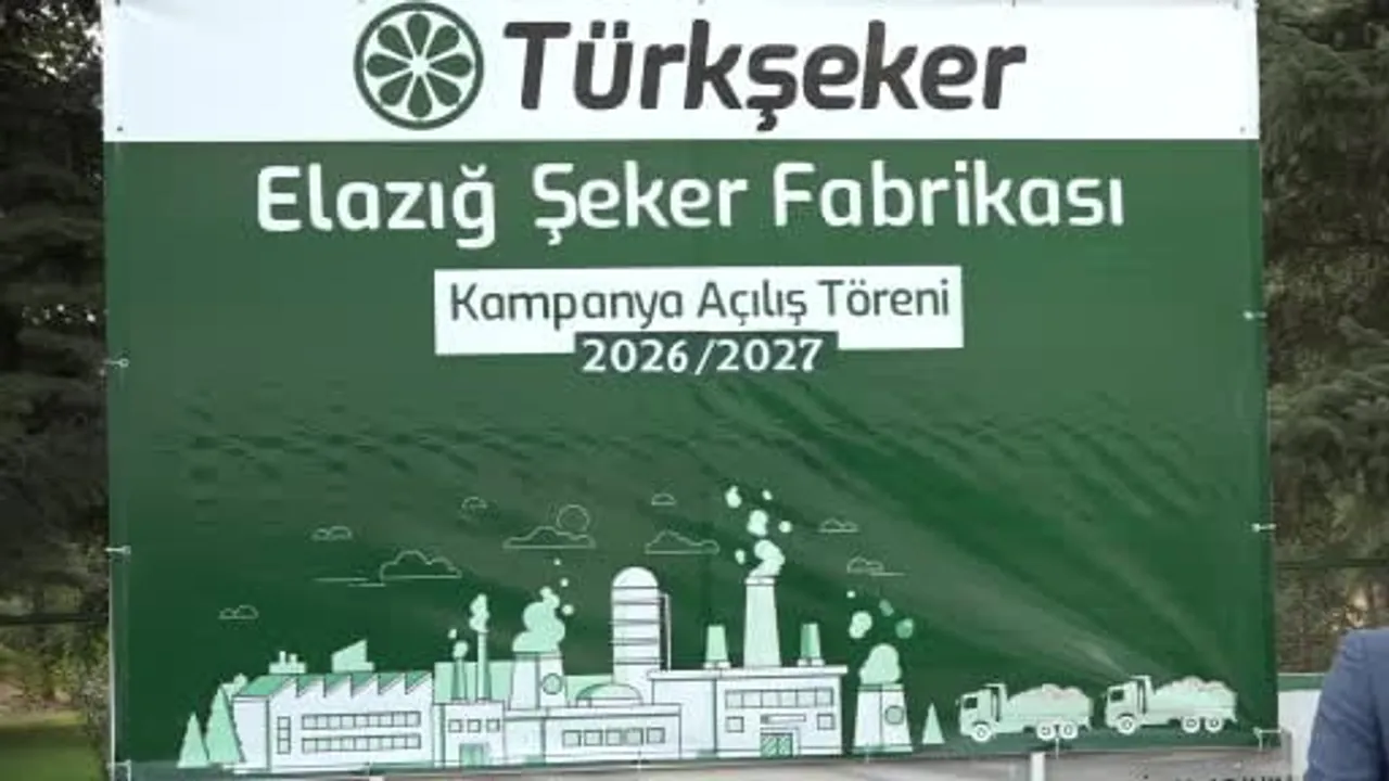 Elazığ şeker fabrikasında sezon açılışı: 240 bin ton pancar işleme planı