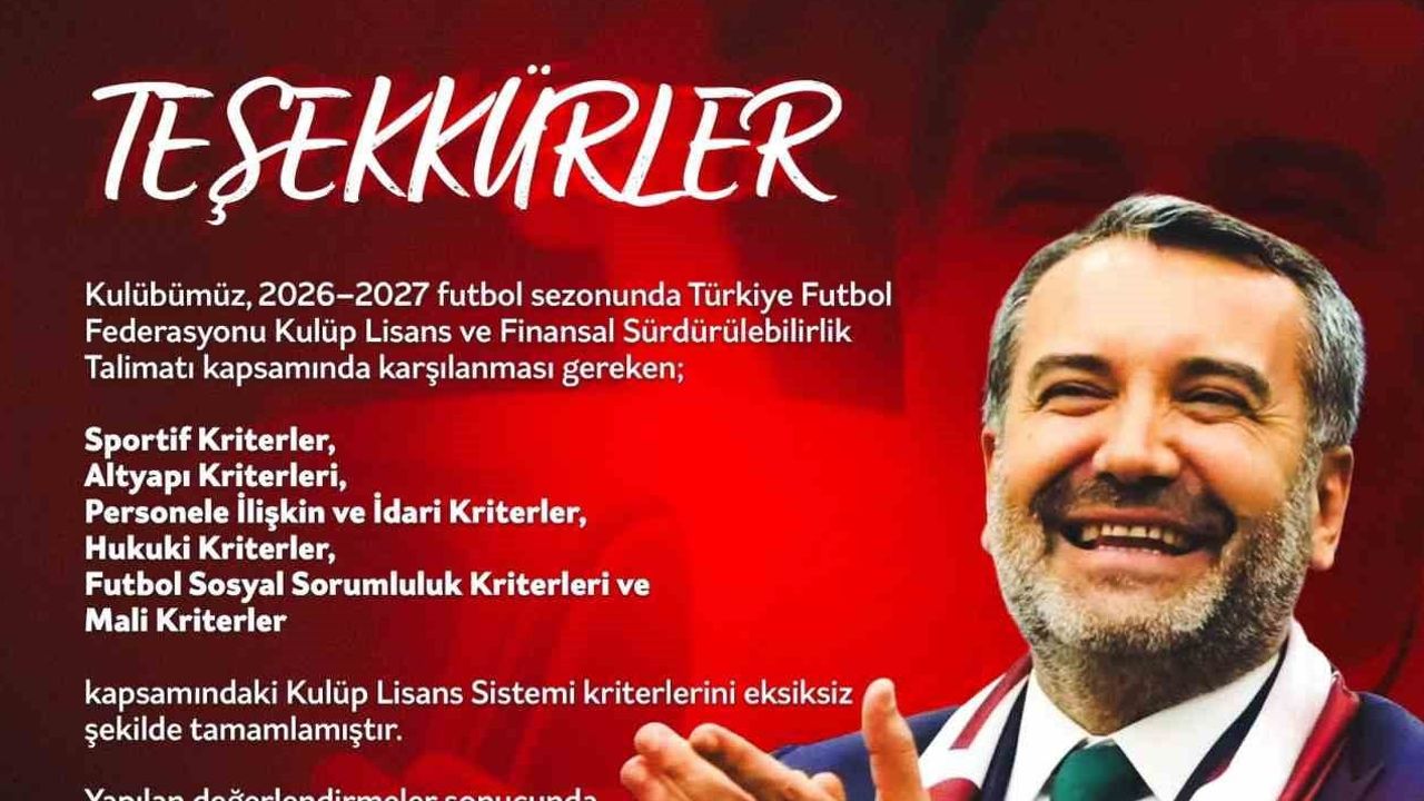 Elazığspor'un lisans onayı olası 3 puan silme cezasını engelledi