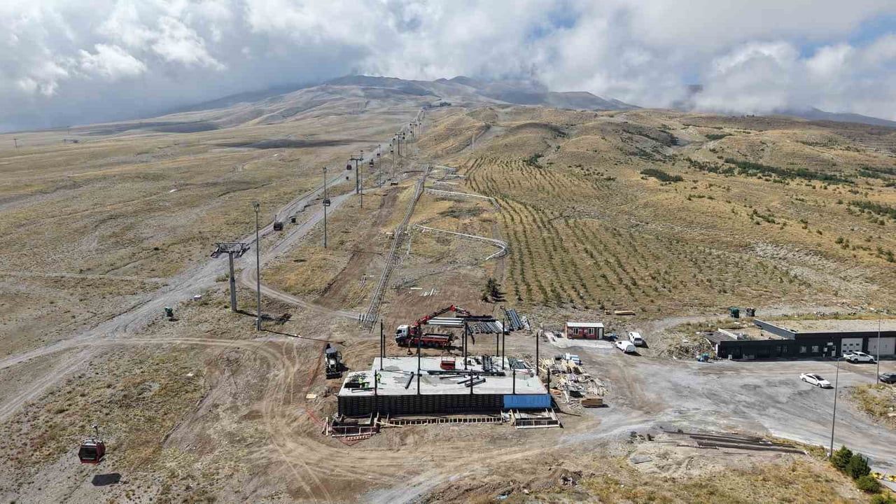 Erciyes’te 1.100 metrelik dağ kızağı için uluslararası denetim hazırlığı başladı