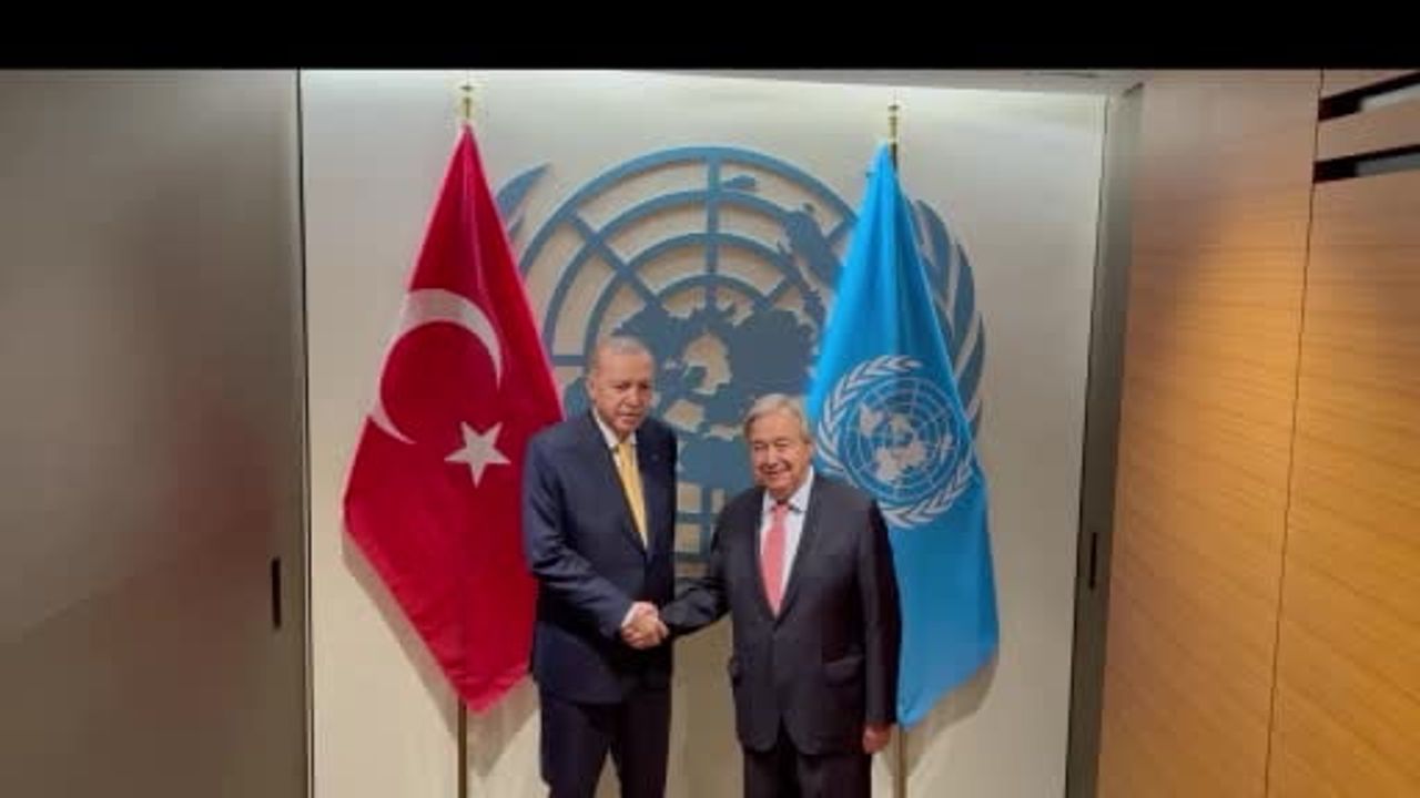 Erdoğan, Guterres ile New York'ta gündemi değerlendirdi