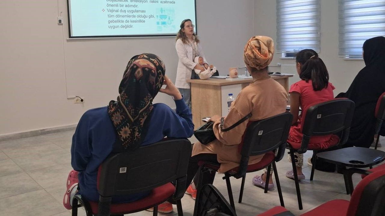 Erfelek'te gebe okulu ile gebelikte bilinç artıyor
