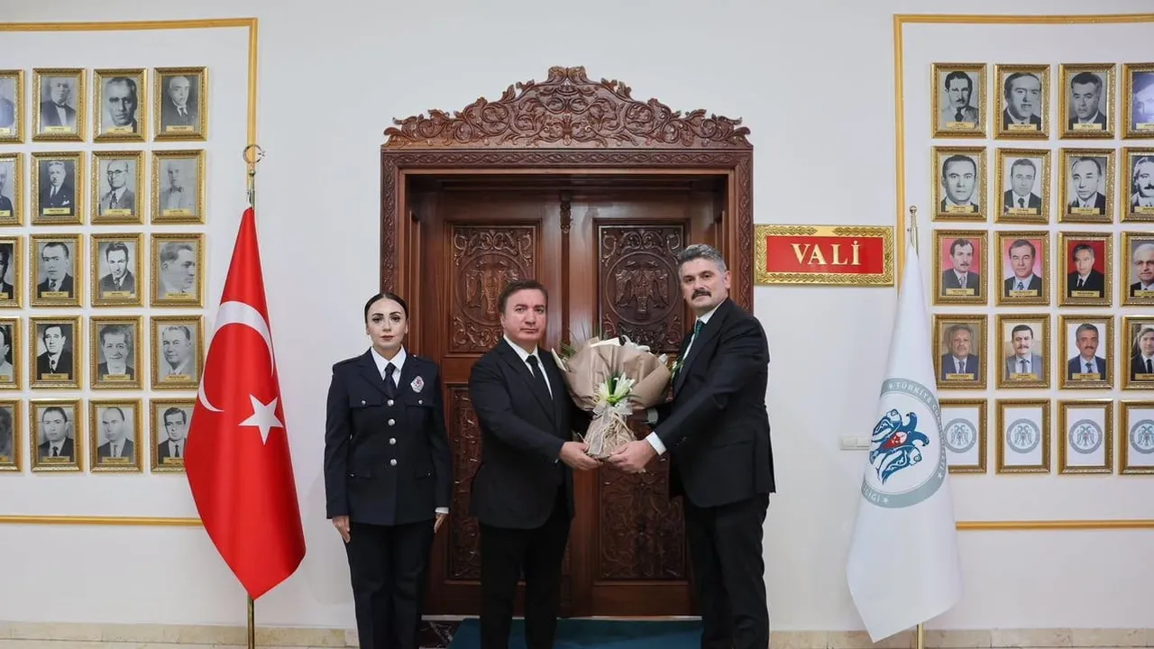 Erzincan’da Hamza Aydoğdu yeni emniyet müdürünü ağırladı