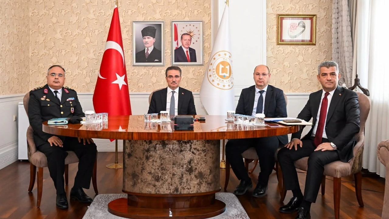 Erzurum'da okul güvenliği için bakanlar düzeyinde koordinasyon güçlendirildi