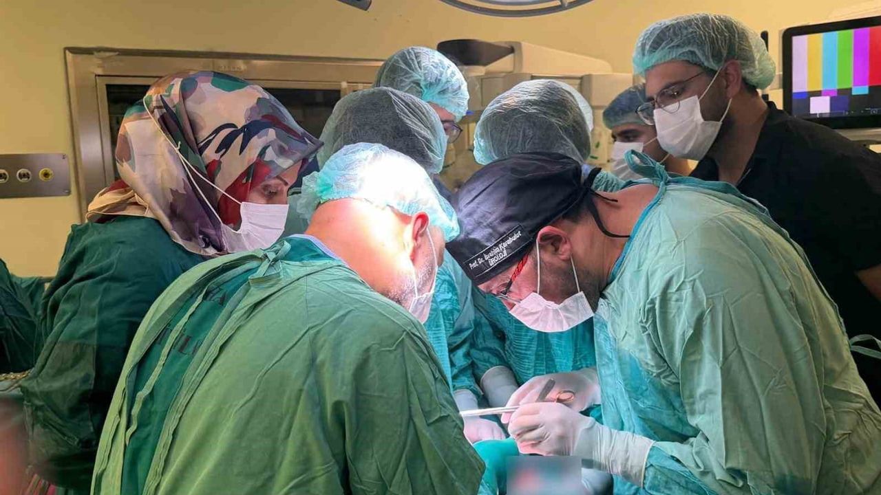 Erzurum şehir hastanesinde üç eş zamanlı akademik ve cerrahi başarı