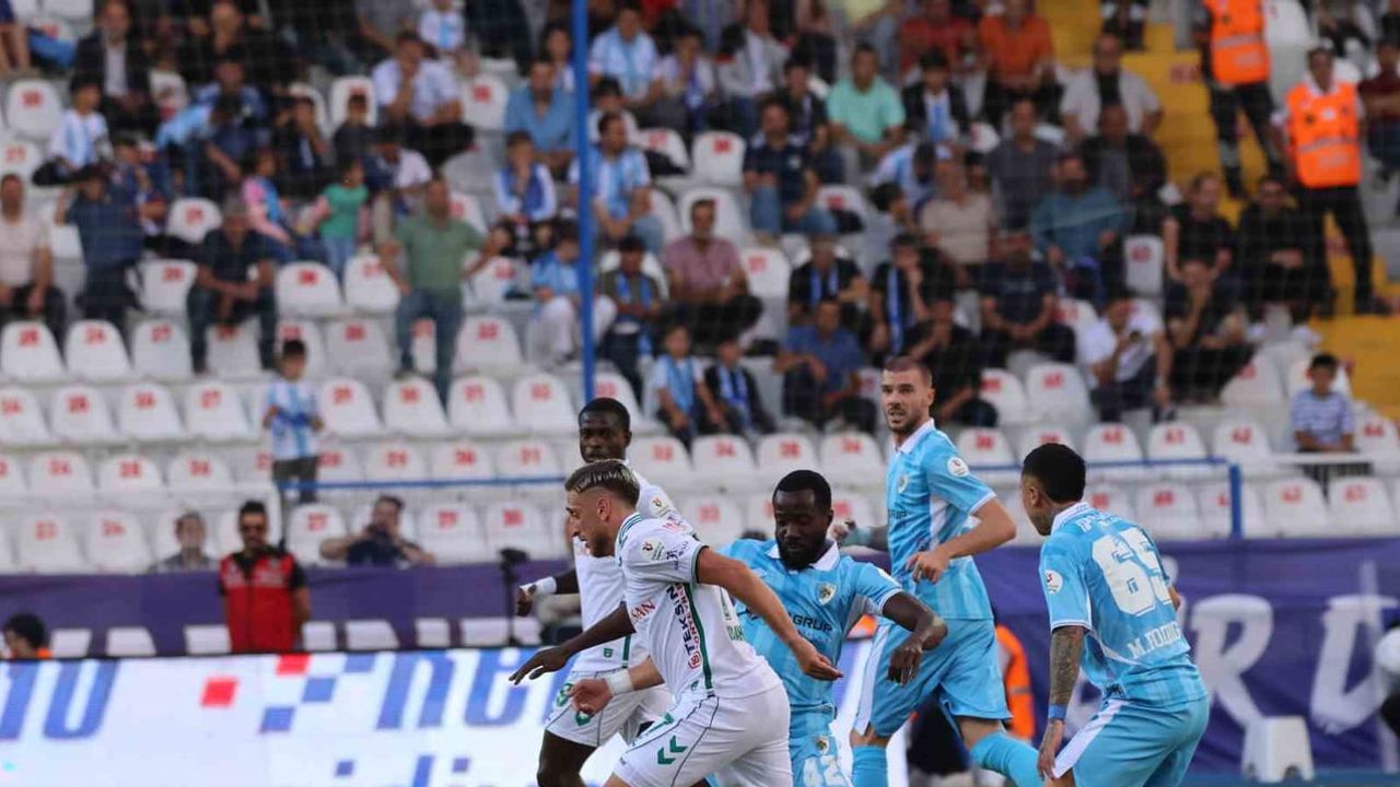 Erzurumspor evinde ilk yarıyı önde kapattı