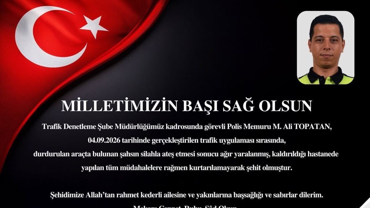 Esenyurt'ta denetimde arkadan açılan ateşle trafik polisi şehit oldu