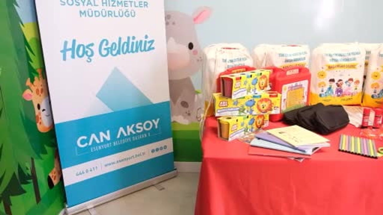 Esenyurt'tan okula hazırlık hamlesi: 28 bin öğrenciye kırtasiye desteği