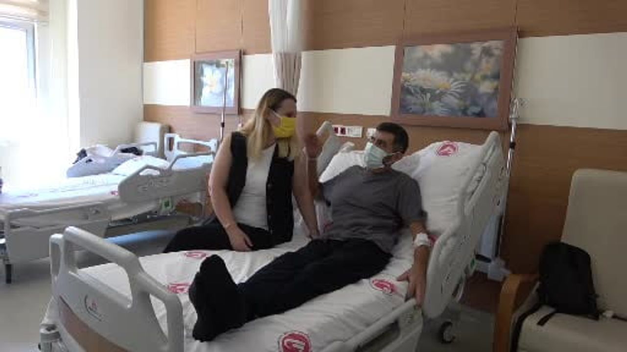 Eşinin böbreğiyle yeniden sağlığa kavuşan Çanakkaleli çift