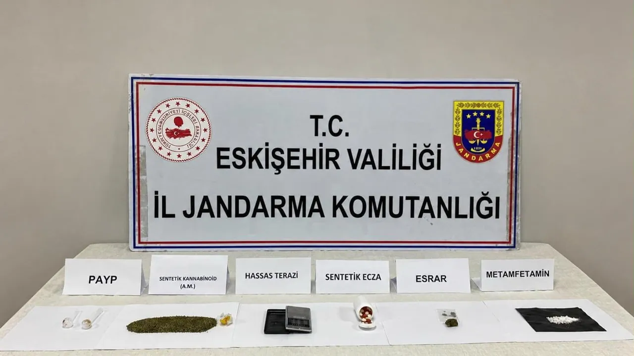 Eskişehir gökmeydan'da jandarma baskını: ticarete karıştığı iddia edilen şüpheli tutuklandı