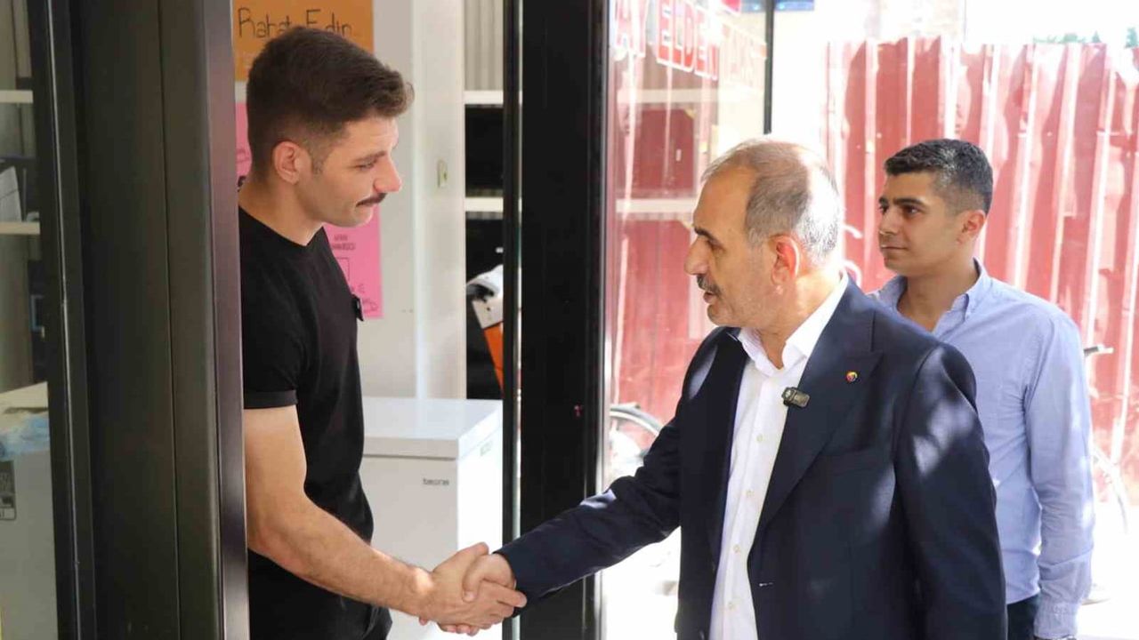 Esnafla omuz omuza: Elazığ için birlik vurgusu