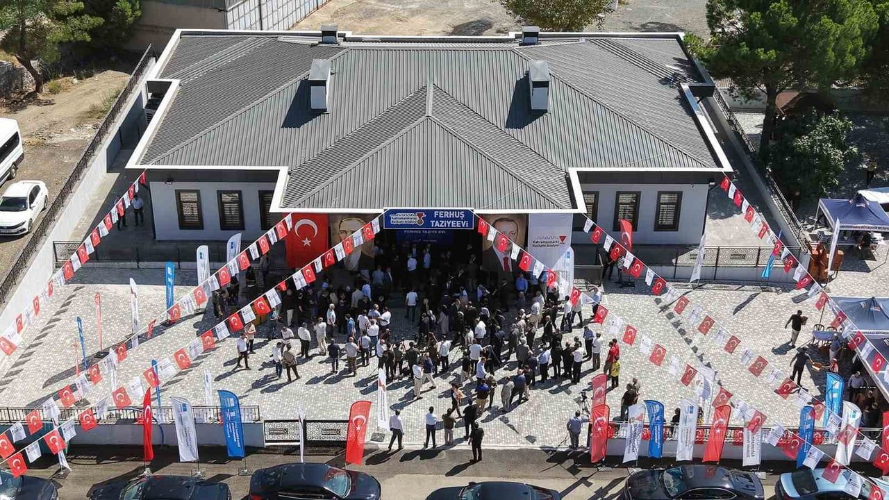Ferhuş mahallesine örnek taziye evi: 15 milyon liralık yatırım hizmete girdi