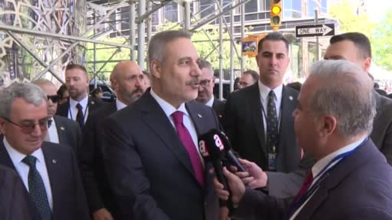 Fidan New York'ta yoğun diplomasi haftasını işaret etti