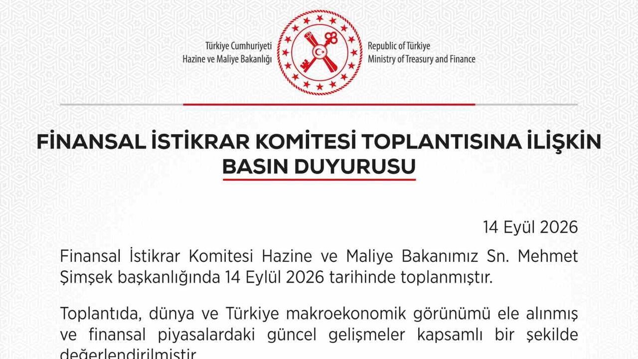 Finansal istikrar komitesi Mehmet Şimşek başkanlığında sürdürülebilir büyümeyi değerlendirdi